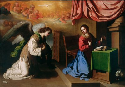 The Annunciation by Francisco de Zurbaran